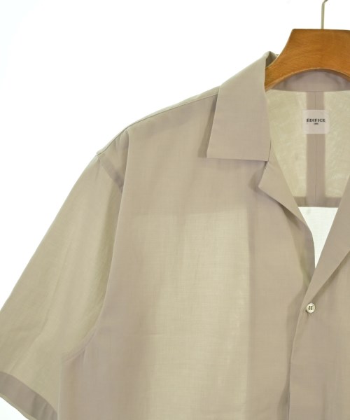 EDIFICE（エディフィス）カジュアルシャツ ベージュ サイズ:L メンズ/2200646571010