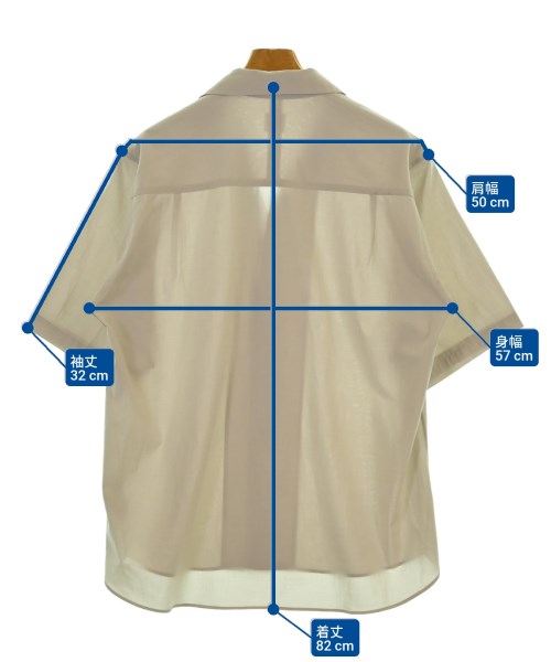 EDIFICE（エディフィス）カジュアルシャツ ベージュ サイズ:L メンズ/2200646571010