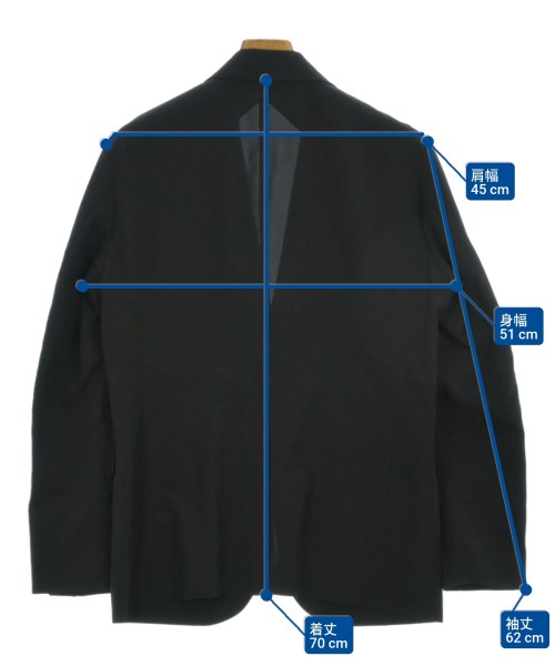 EDIFICE（エディフィス）ジャケット 黒 サイズ:L メンズ/2200646236025