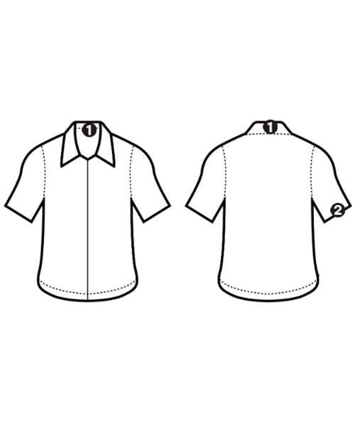 EDIFICE（エディフィス）カジュアルシャツ 白 サイズ:M メンズ/2200650805040