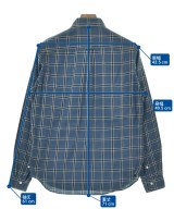 EDIFICE（エディフィス）カジュアルシャツ 青 サイズ:L メンズ/2200656482047