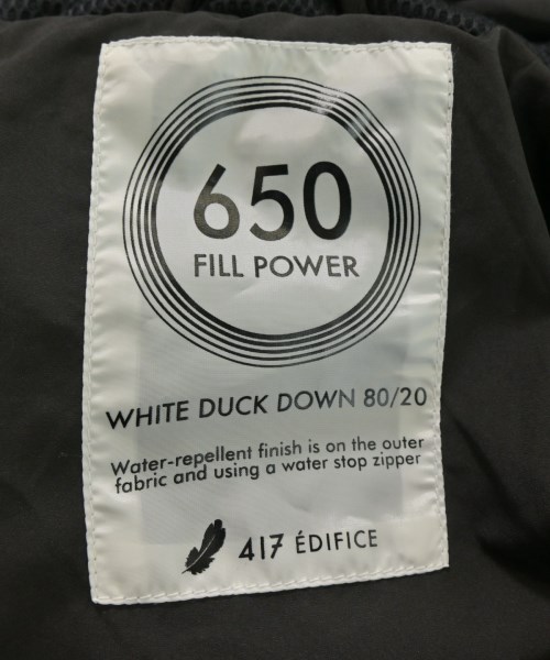 EDIFICE（エディフィス）ダウンジャケット/ダウンベスト 黒 サイズ:S メンズ/2200646511016