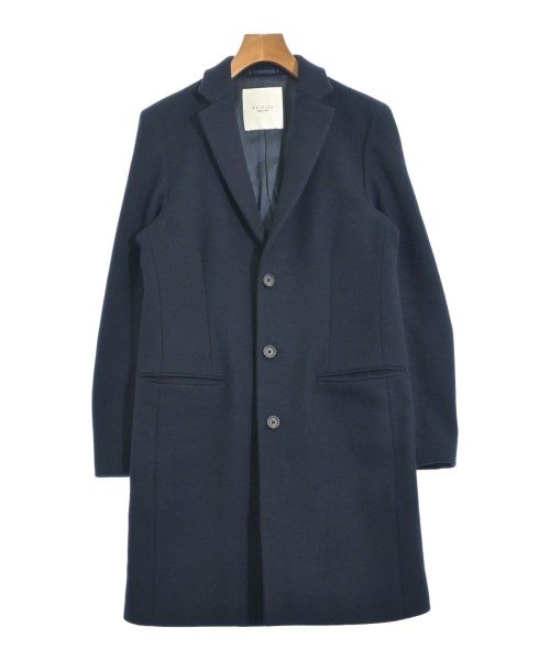 EDIFICE(エディフィス)チェスターコート 紺 サイズ:L/2200656716043