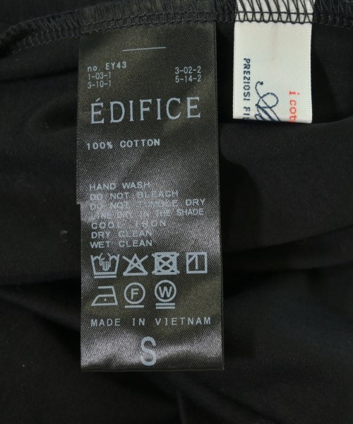 EDIFICE（エディフィス）Tシャツ・カットソー 黒 サイズ:S メンズ/2200710839022
