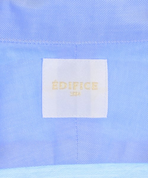 EDIFICE（エディフィス）ドレスシャツ 青 サイズ:39(M位) メンズ/2200716347101