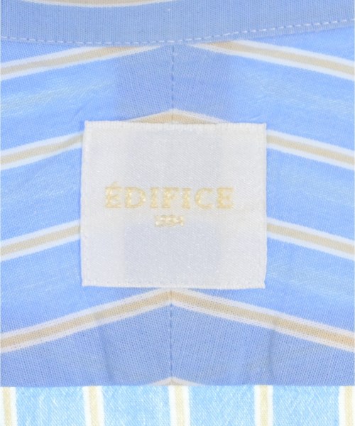 EDIFICE（エディフィス）カジュアルシャツ 青 サイズ:M メンズ/2200716347125