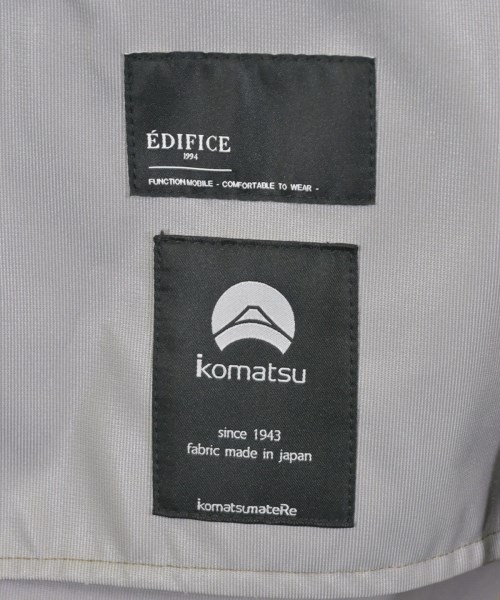 EDIFICE（エディフィス）ステンカラーコート ベージュ サイズ:48(L位) メンズ/2200716020011