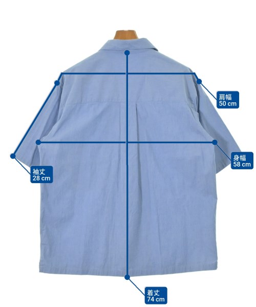 EDIFICE（エディフィス）カジュアルシャツ 青 サイズ:L メンズ/2200644984157