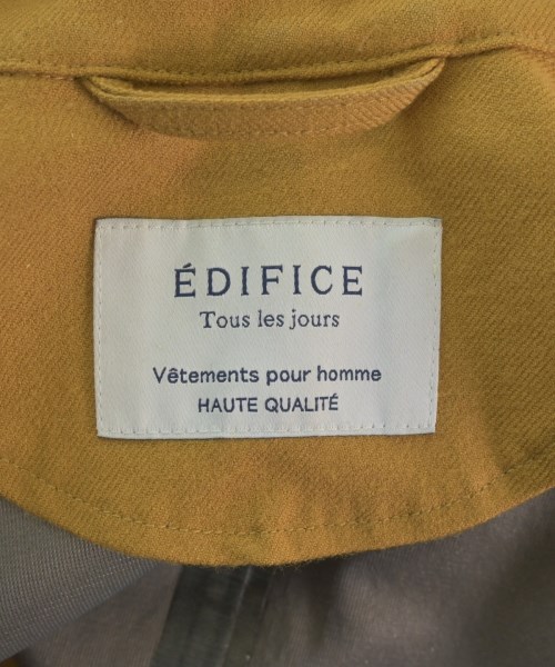 EDIFICE（エディフィス）コート 黄 サイズ:44(S位) メンズ/2200626911010