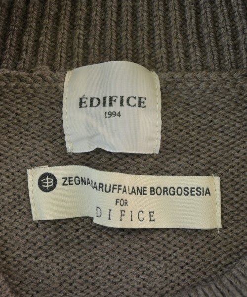 EDIFICE（エディフィス）ニット・セーター 茶 サイズ:XL メンズ/2200636509078