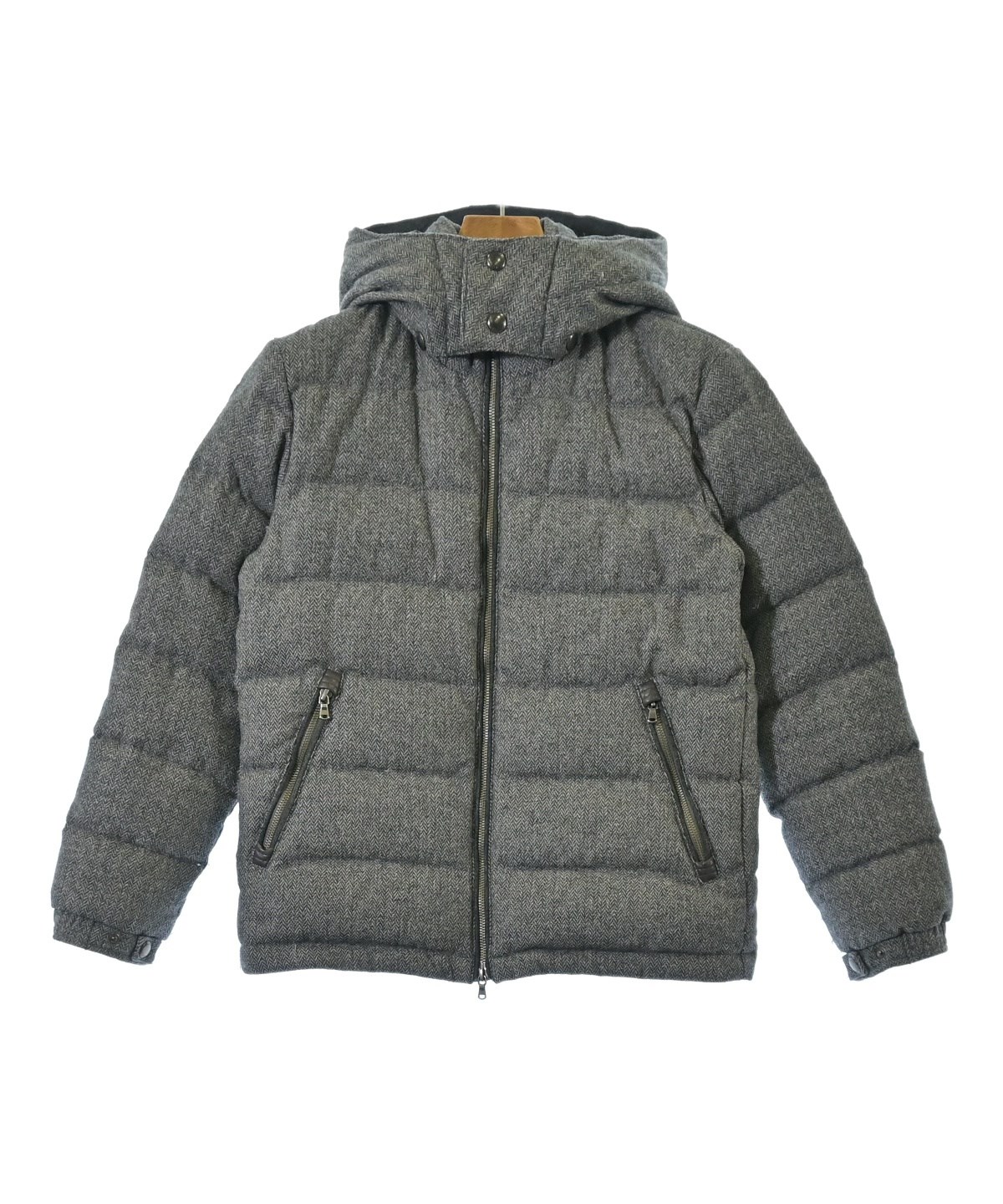 EDIFICE（エディフィス）ダウンジャケット/ダウンベスト グレー サイズ