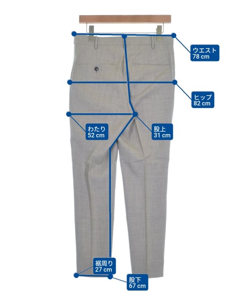 EDIFICE（エディフィス）スラックス グレー サイズ:S メンズ/2200635631053
