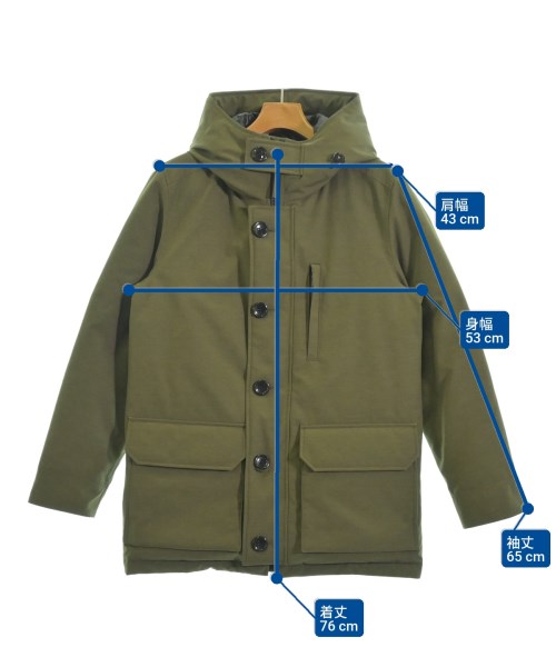 EDIFICE（エディフィス）ダウンジャケット/ダウンベスト 緑 サイズ:M メンズ/2200647621011