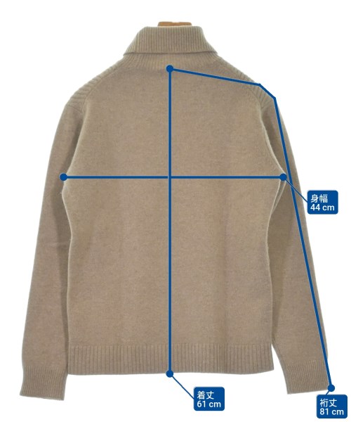 EDIFICE（エディフィス）ニット・セーター ベージュ サイズ:S メンズ/2200651138024