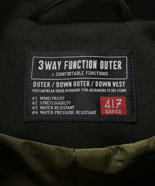 417（フォーワンセブン）ステンカラーコート 黒 サイズ:S メンズ/2200651353045