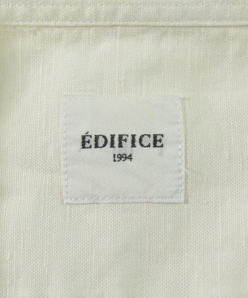 EDIFICE（エディフィス）カジュアルシャツ 白 サイズ:M メンズ/2200652799095