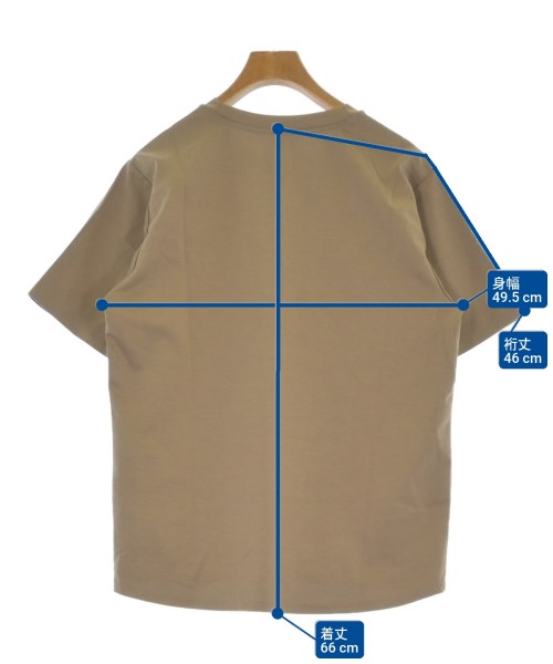 EDIFICE（エディフィス）Tシャツ・カットソー ベージュ サイズ:M メンズ/2200646806105