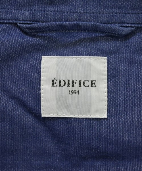 EDIFICE（エディフィス）カジュアルシャツ 紺 サイズ:L メンズ/2200707344058