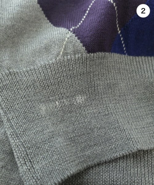 EDIFICE（エディフィス）カーディガン グレー サイズ:38(M位) メンズ/2200660857343