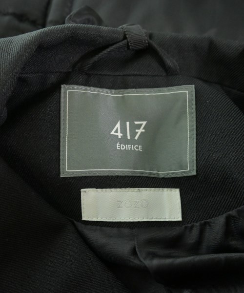 EDIFICE（エディフィス）ステンカラーコート 黒 サイズ:-(S位) メンズ/2200662822011