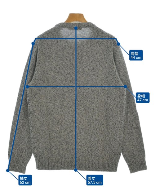 EDIFICE（エディフィス）ニット・セーター グレー サイズ:L メンズ/2200660923123