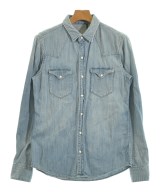 EDIFICE（エディフィス）カジュアルシャツ 青 サイズ:M メンズ/2200663345045