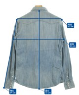 EDIFICE（エディフィス）カジュアルシャツ 青 サイズ:M メンズ/2200663345045