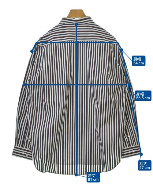 EDIFICE（エディフィス）カジュアルシャツ 白 サイズ:L メンズ/2200661012123