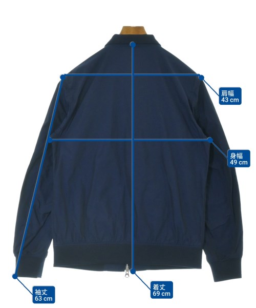 EDIFICE（エディフィス）ブルゾン 紺 サイズ:L メンズ/2200666265036