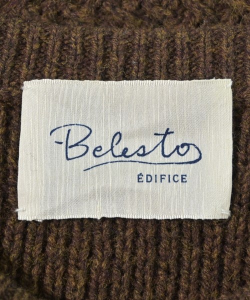 EDIFICE（エディフィス）ニット・セーター 茶 サイズ:44(S位) メンズ/2200666338013