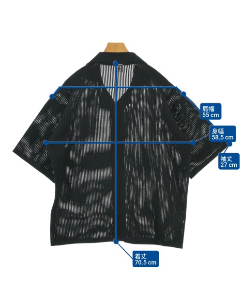 EDIFICE（エディフィス）カジュアルシャツ 黒 サイズ:L メンズ/2200653435169