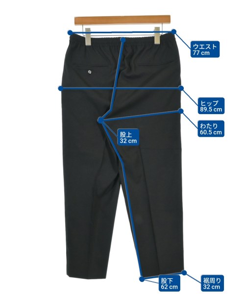 EDIFICE（エディフィス）スラックス 黒 サイズ:L メンズ/2200653435770