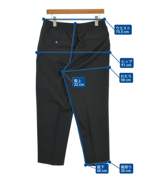 EDIFICE（エディフィス）スラックス 黒 サイズ:L メンズ/2200653435787