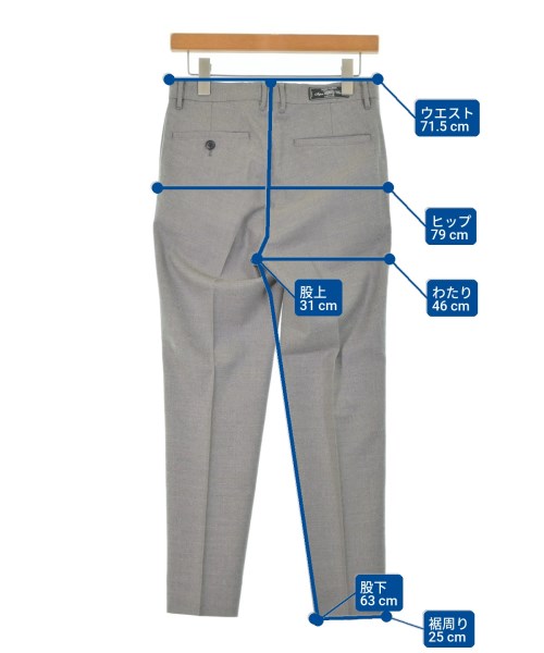 EDIFICE（エディフィス）スラックス グレー サイズ:S メンズ/2200660263045