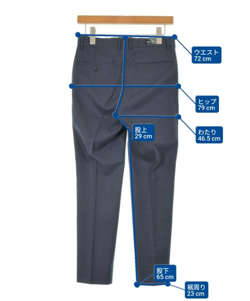 EDIFICE（エディフィス）スラックス 紺 サイズ:S メンズ/2200660263069