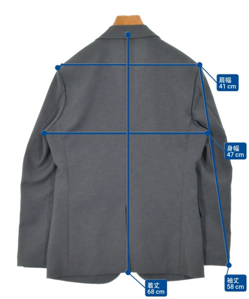 EDIFICE（エディフィス）ジャケット グレー サイズ:S メンズ/2200660263113