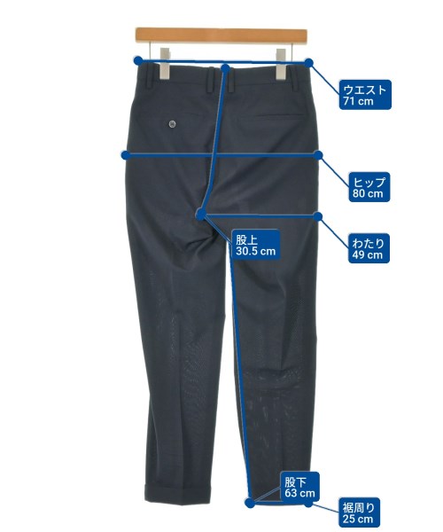 EDIFICE（エディフィス）スラックス 紺 サイズ:S メンズ/2200660263144