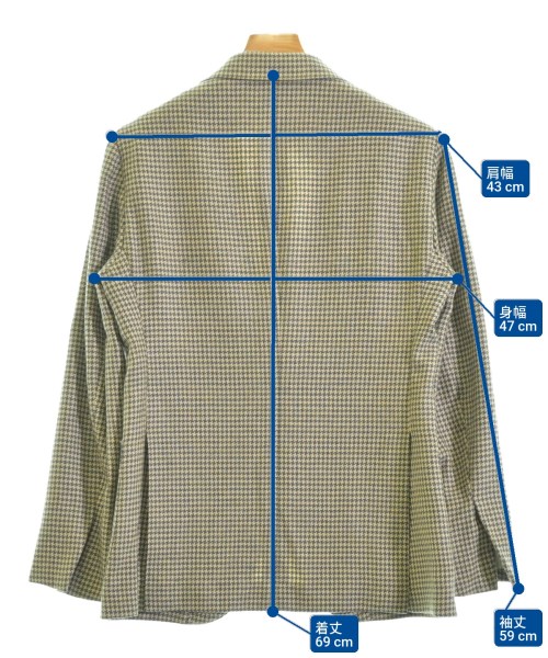 EDIFICE（エディフィス）カジュアルジャケット ベージュ サイズ:44(S位) メンズ/2200671154042