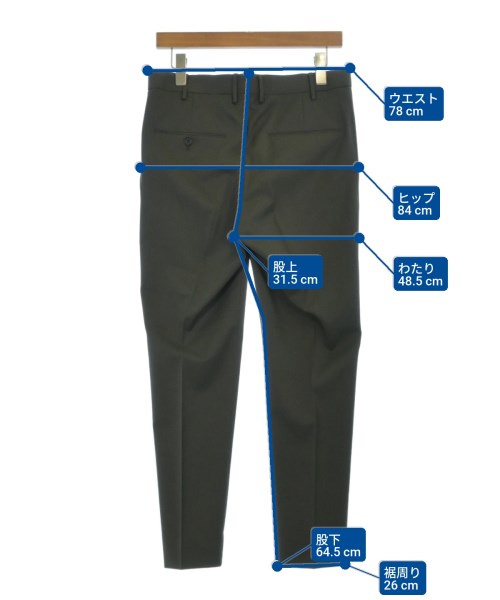 EDIFICE（エディフィス）スラックス グレー サイズ:S メンズ/2200665893131