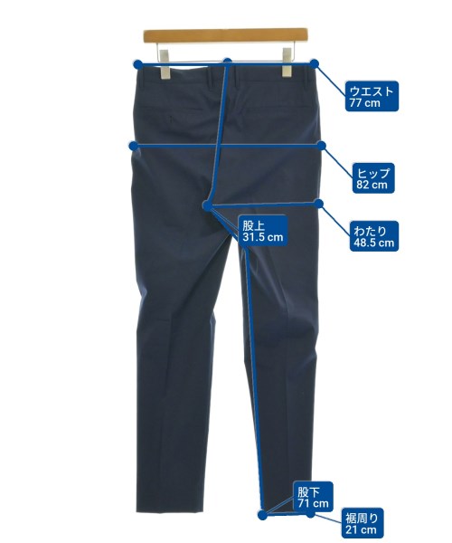 EDIFICE（エディフィス）スラックス 紺 サイズ:M メンズ/2200665893162