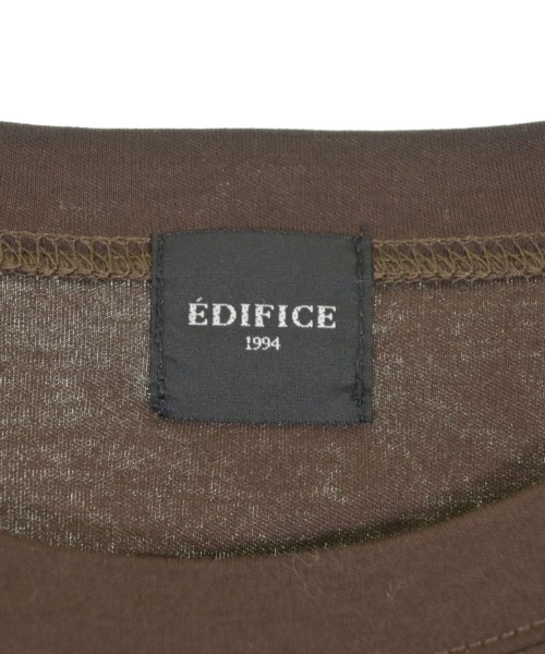 EDIFICE（エディフィス）Tシャツ・カットソー 茶 サイズ:L メンズ/2200728217041