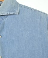 EDIFICE（エディフィス）カジュアルシャツ 青 サイズ:44(S位) メンズ/2200735234086