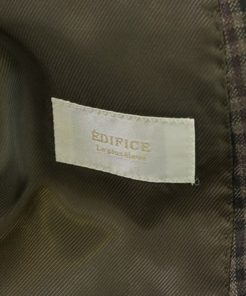 EDIFICE（エディフィス）カジュアルジャケット 茶 サイズ:46(M位) メンズ/2200721238036