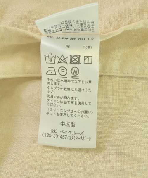 EDIFICE（エディフィス）カジュアルシャツ ベージュ サイズ:M メンズ/2200721238043