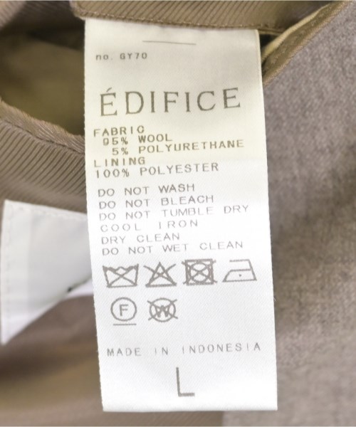 EDIFICE（エディフィス）ビジネス 茶 サイズ:L/L メンズ/2200719849039