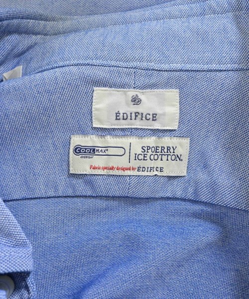 EDIFICE（エディフィス）ドレスシャツ 青 サイズ:39(M位) メンズ/2200685107041