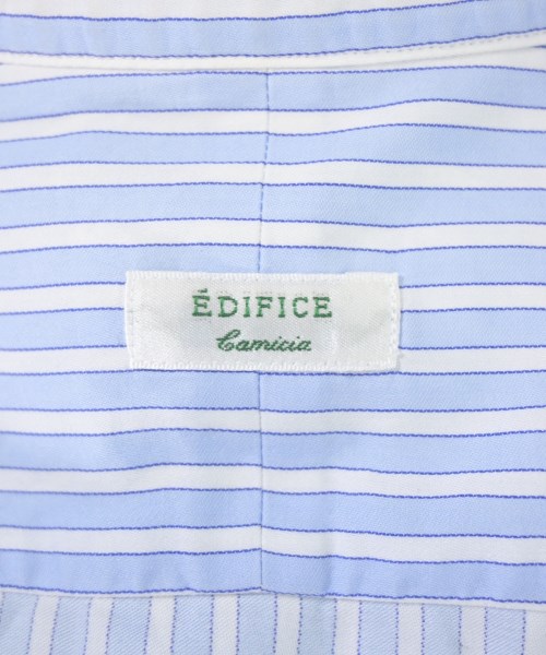 EDIFICE（エディフィス）ドレスシャツ 青 サイズ:38(S位) メンズ/2200687670048