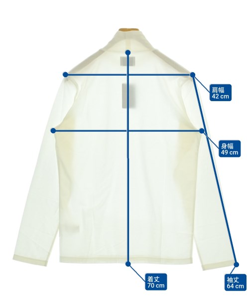 EDIFICE（エディフィス）Tシャツ・カットソー 白 サイズ:48(L位) メンズ/2200684853482