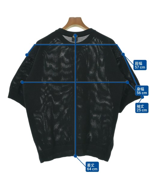 EDIFICE（エディフィス）Tシャツ・カットソー 黒 サイズ:M メンズ/2200688470029