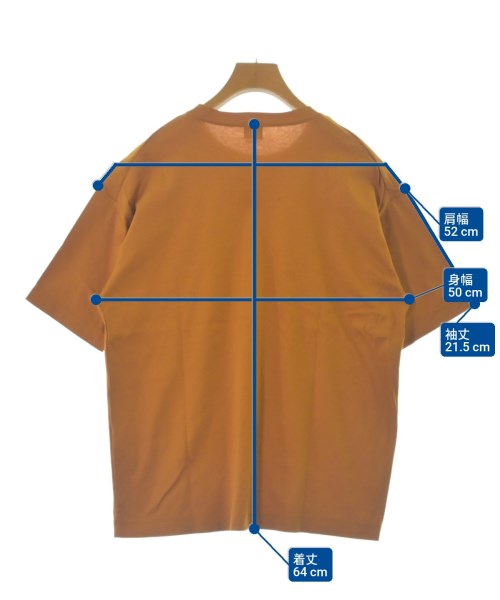 EDIFICE（エディフィス）Tシャツ・カットソー 茶 サイズ:S メンズ/2200692925058